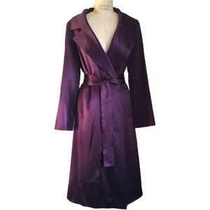 French 100% silk designer lightweight coat